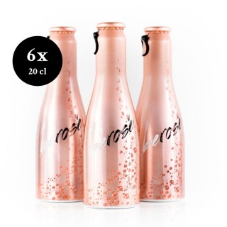 BeRose пенливо плодово Розе JustBe 100% сорт Пино ноар, 10.5% об. алк., 200 ml*6 бут.