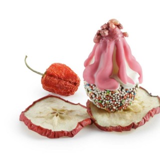 Вафлена купичка АРЛЕКИН ЦВЕТНА 30/18 мм, 120 бр.