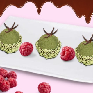 Вафлена купичка ЗЕЛЕНА ШАМФЪСТЪК 30/18 мм, 100 бр.